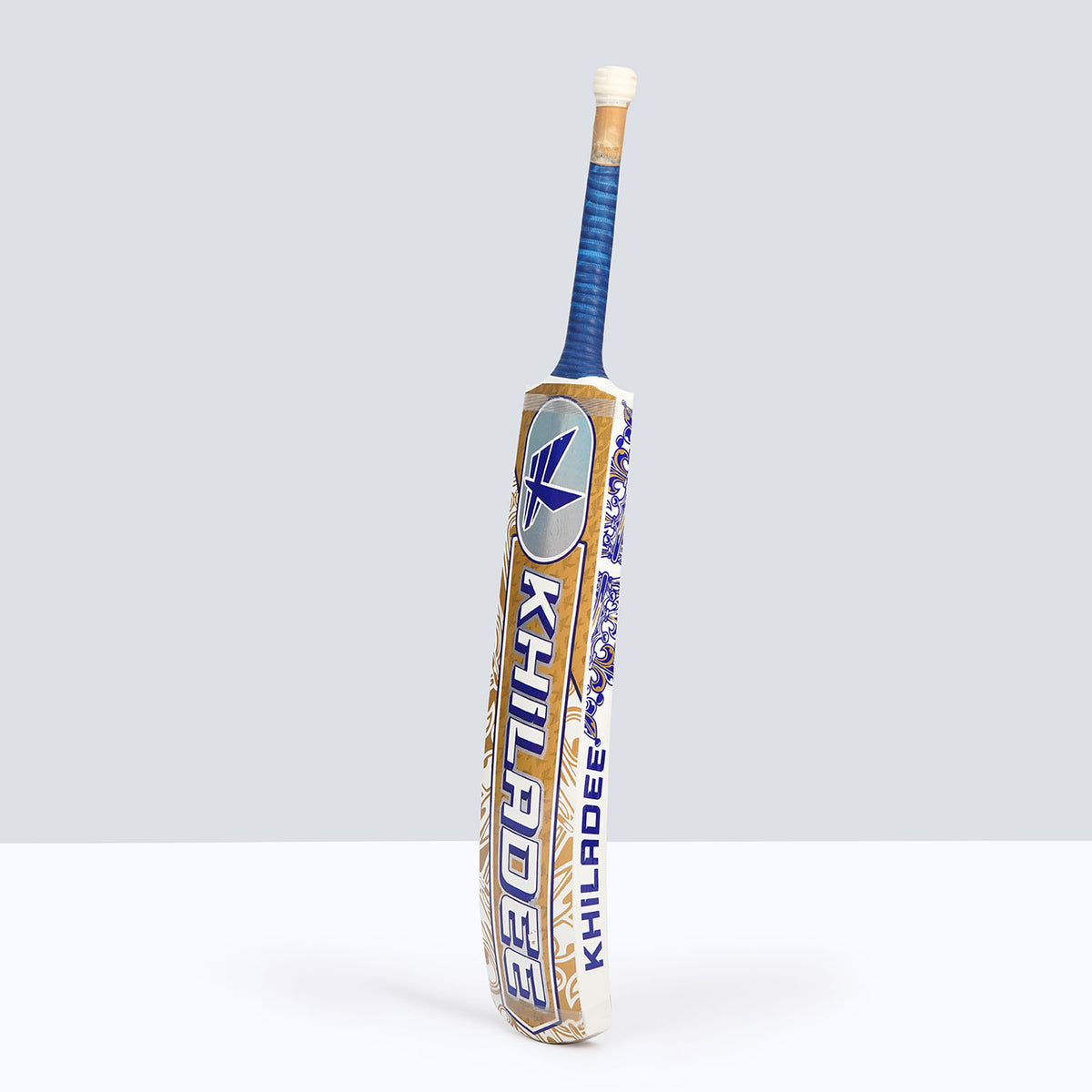 Khiladee – King Edition – Premium Coconut Bat (Blue And Gold Edition)