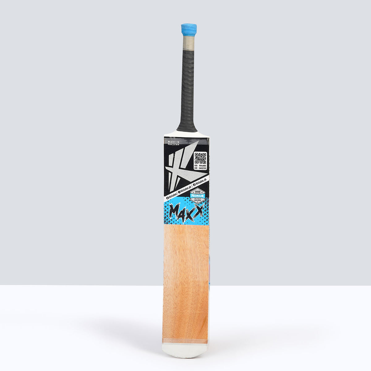Khiladee – Max Edition – Premium Coconut Bat (Blue Edition)