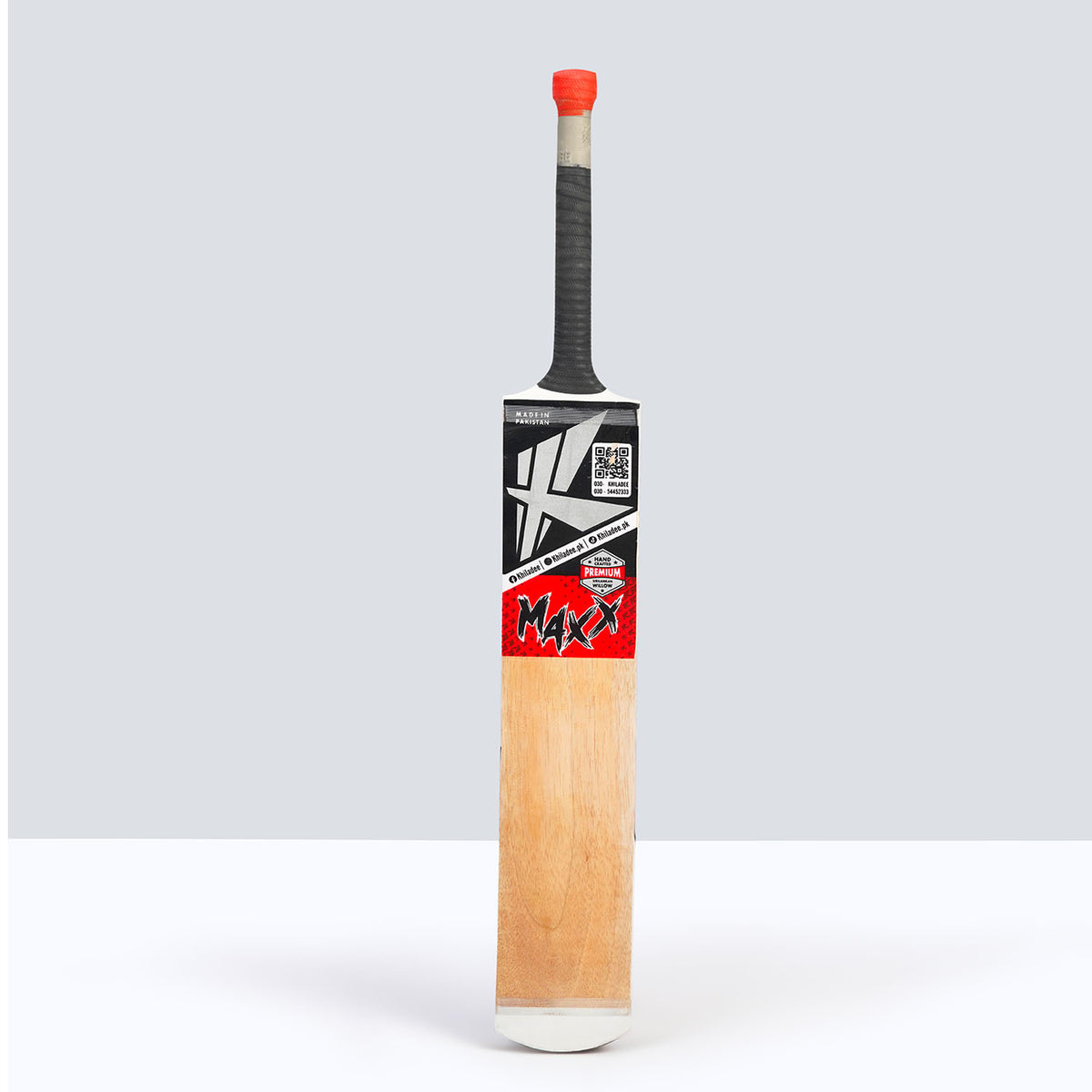 Khiladee – Max Edition – Premium Coconut Bat (Red Edition)