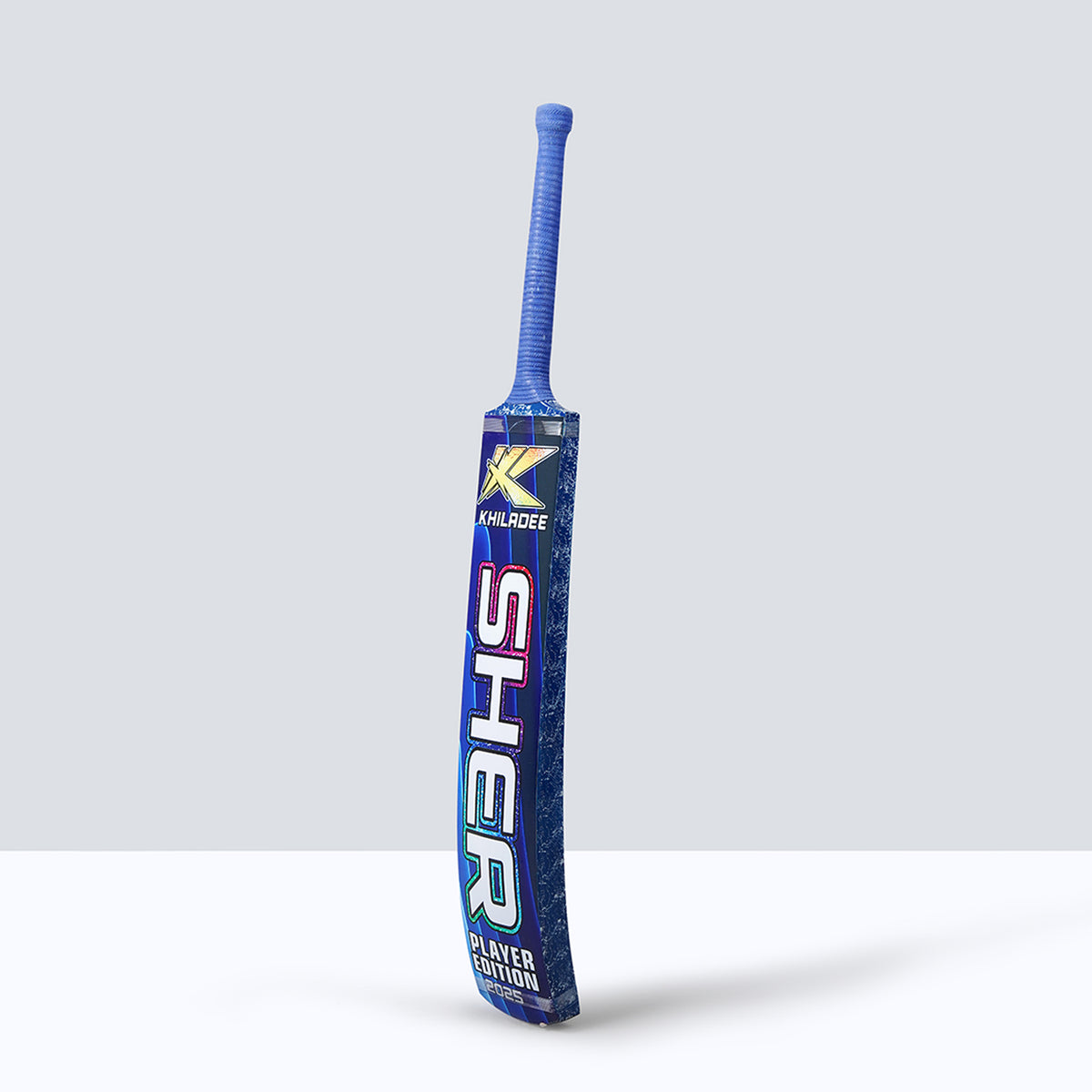 Khiladee – Sher Edition - Premium Coconut Bat (Blue Edition)