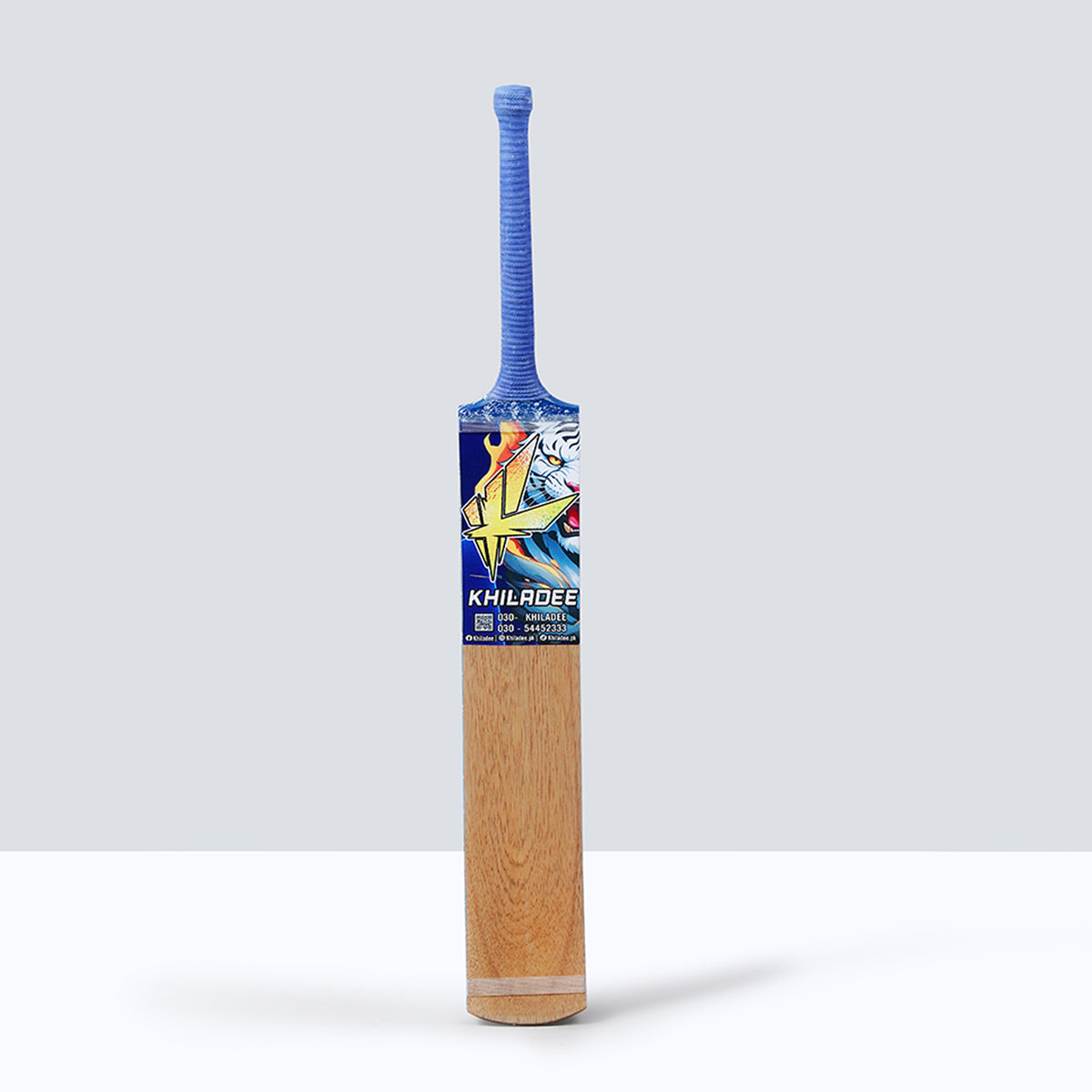 Khiladee – Sher Edition - Premium Coconut Bat (Blue Edition)