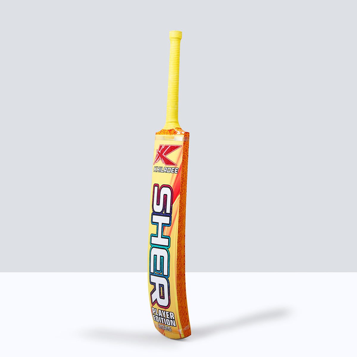 Khiladee – Sher Edition - Premium Coconut Bat (Yellow Edition)