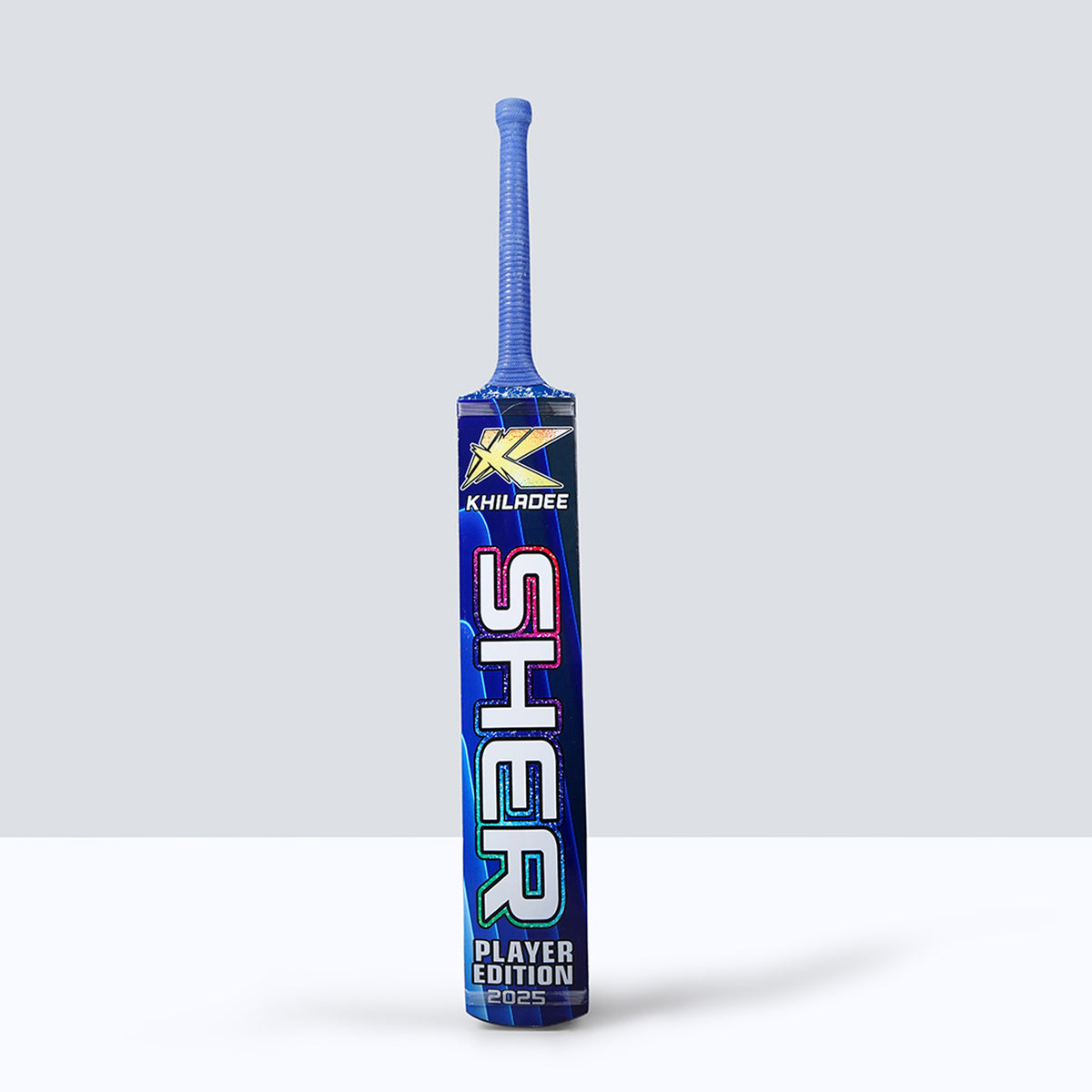 Khiladee – Sher Edition - Premium Coconut Bat (Blue Edition)