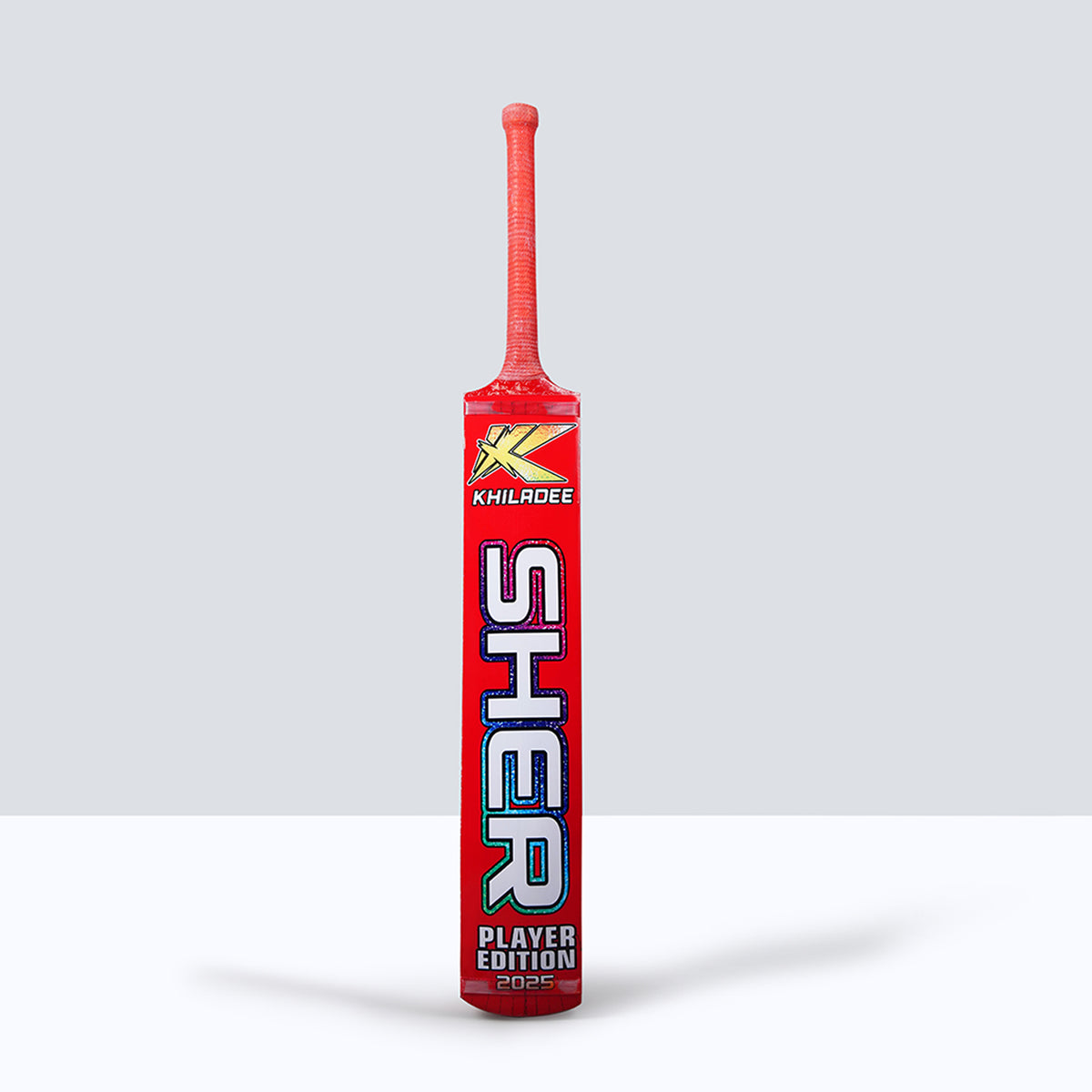 Khiladee – Sher Edition - Premium Coconut Bat (Red Edition)