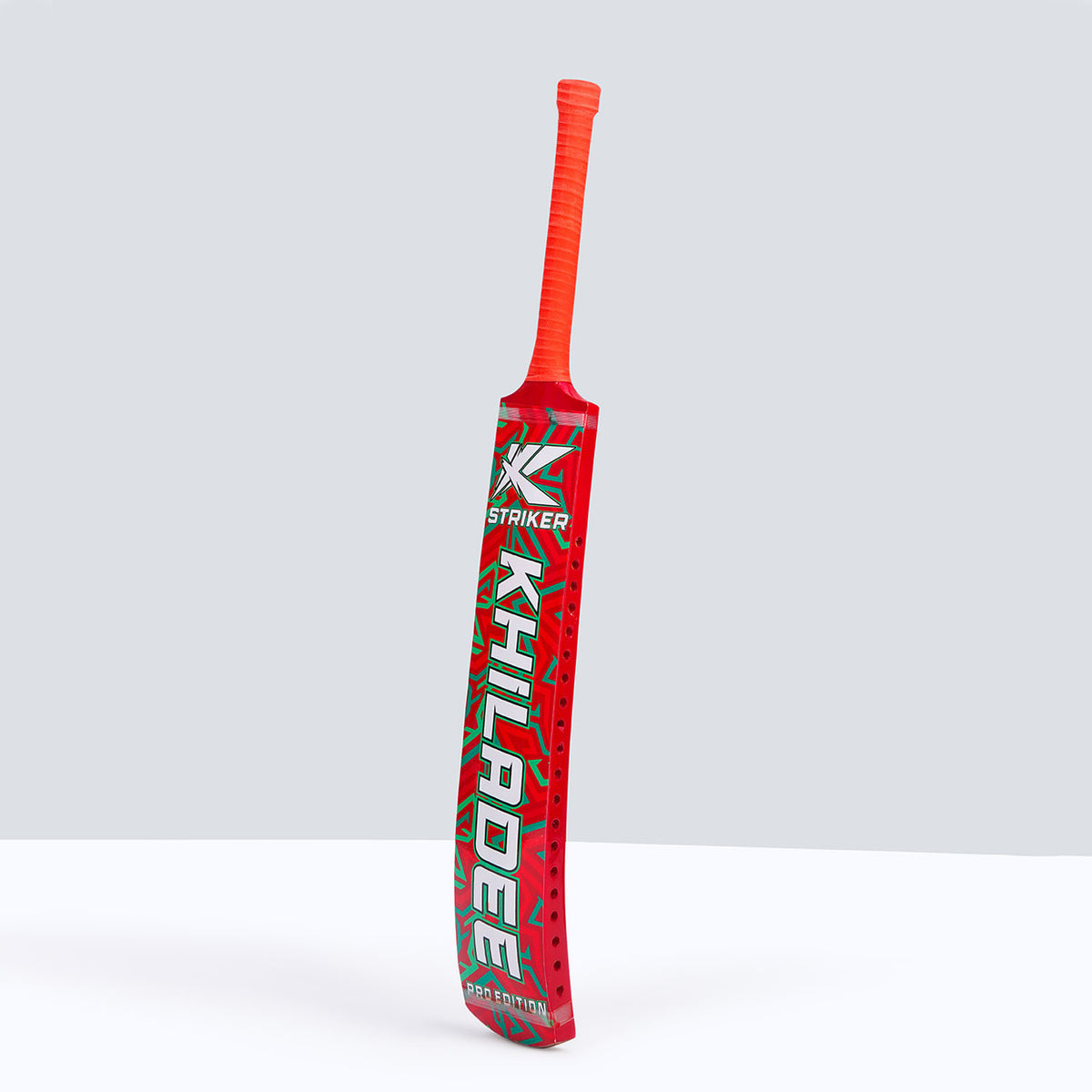 Khiladee - Striker - Full Cane - Cricket Bat ( Red Edition)