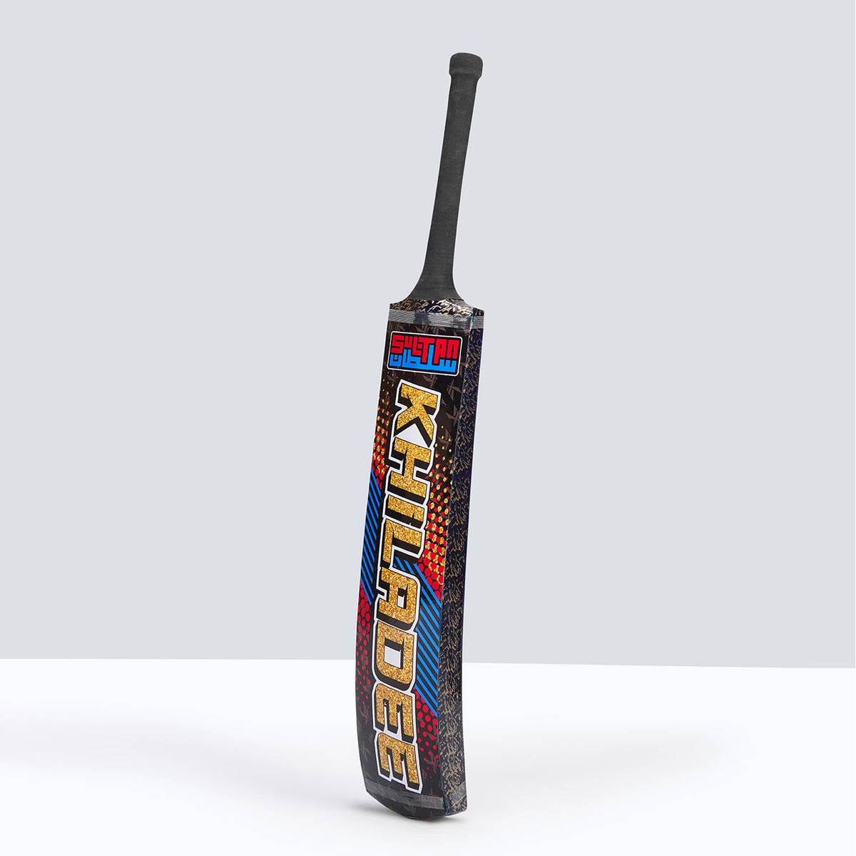 Khiladee - Sultan Edition - Premium Coconut Bat (Black And Blue Edition)