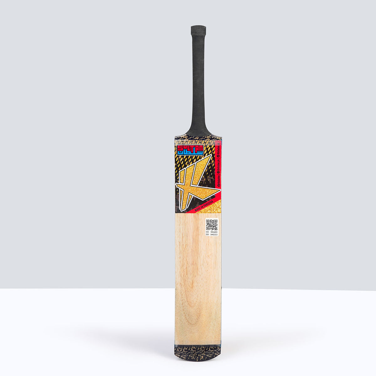 Khiladee - Sultan Edition - Premium Coconut Bat (Black And Blue Edition)