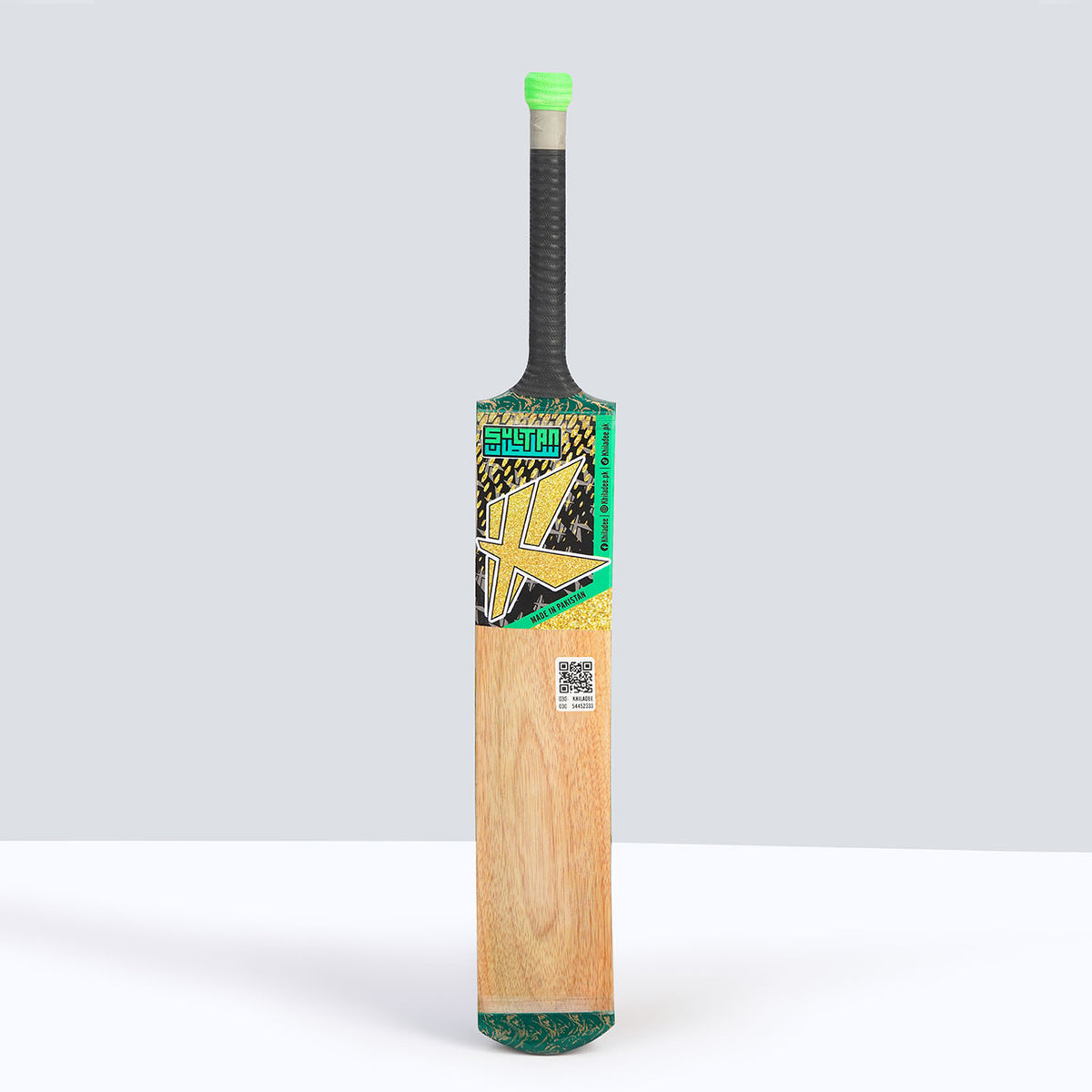 Khiladee - Sultan Edition - Premium Coconut Bat (Green Edition)