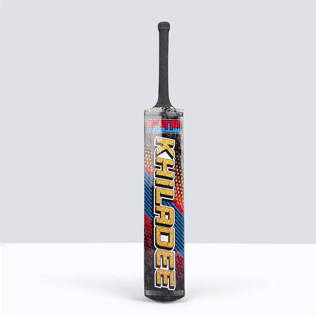 Khiladee - Sultan Edition - Premium Coconut Bat (Black And Blue Edition)